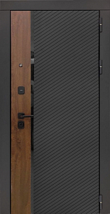 Товар Дверь ДвериПРО Модель 3КЛ-1101 ФЛЗ-23 Веллуто гриджио DPRO228329